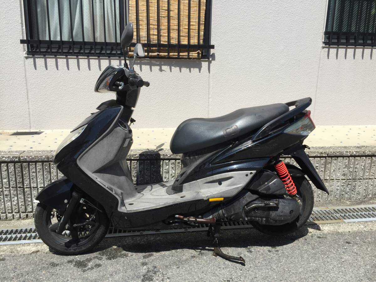 台湾シグナス X １２５ｃｃ 書類、鍵２本付きの画像5