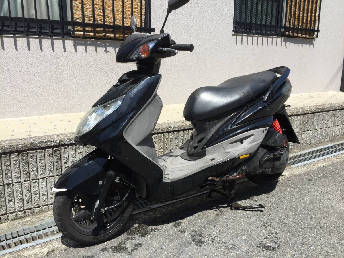 台湾シグナス X １２５ｃｃ 書類、鍵２本付きの画像4