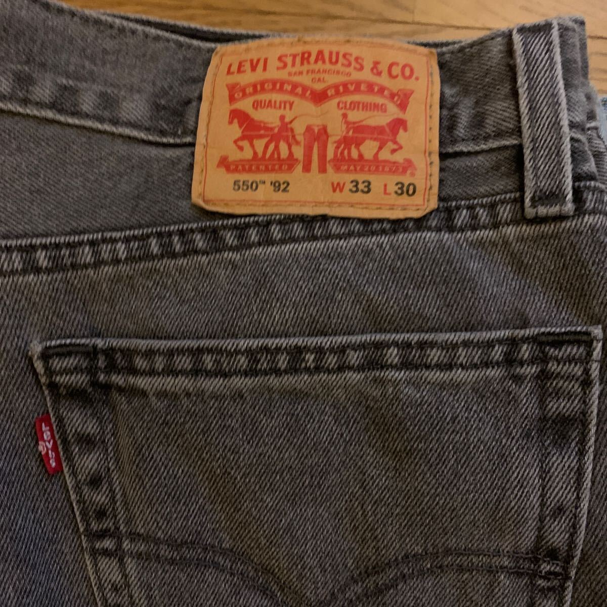 1スタ 美品 Levi's Web限定550 92リラックステーパードジーンズ 550リラックスジーンズ 5本セットW33L30リーバイス1円スタートお得denimの画像8