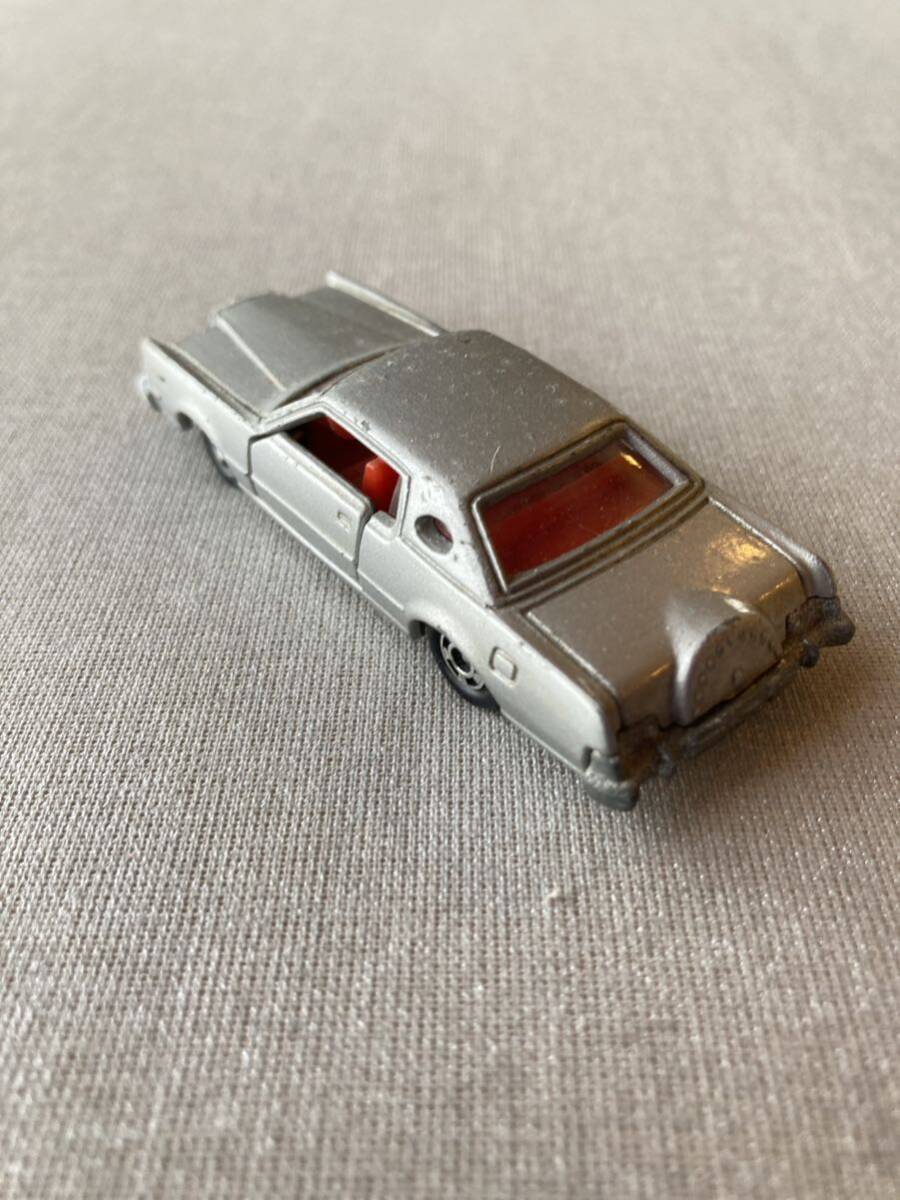 日本製 トミカ tomica No.F4 FORD CONTINENTAL MARK Ⅳ フォード コンチネンタル マークⅣ 青箱 箱なし ミニカー トミーの画像4