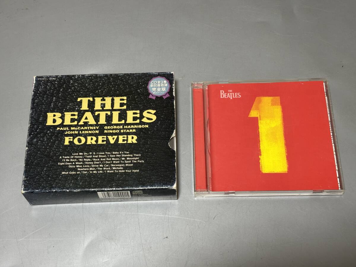 d1470◆THE BEATLESザ・ビートルズ　CD２点セット◆「ザ・ビートルズ 1」「ザ・ビートルズ フォーエバー 」_画像1