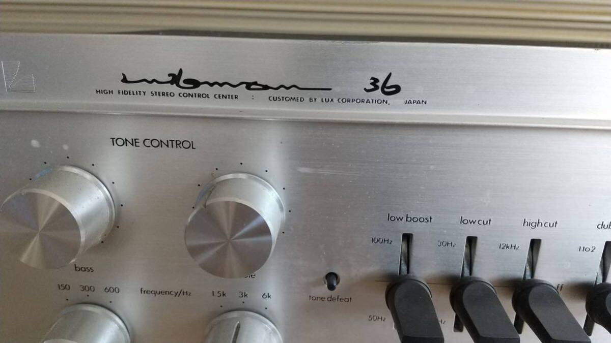 LUXMAN 真空管プリアンプ ★ジャンク不動品★の画像2