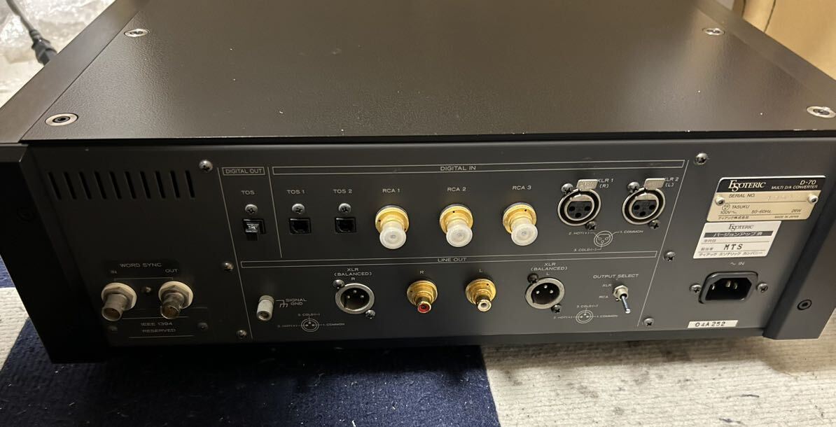 ESOTERIC D-70VU D/Aコンバーター エソテリック dac daコンバーター 関連:p-70vuの画像6