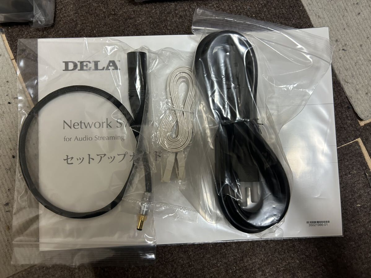 美品 DELA S10 オーディオ用ネットワークスイッチ 50台限定 S10P-Jの画像8