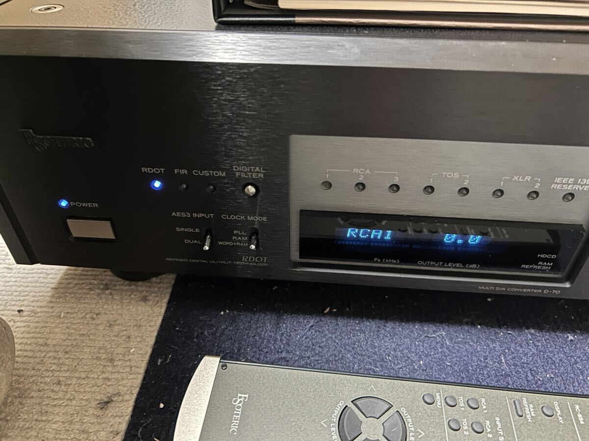 ESOTERIC D-70VU D/Aコンバーター エソテリック dac daコンバーター　関連:p-70vu_画像2