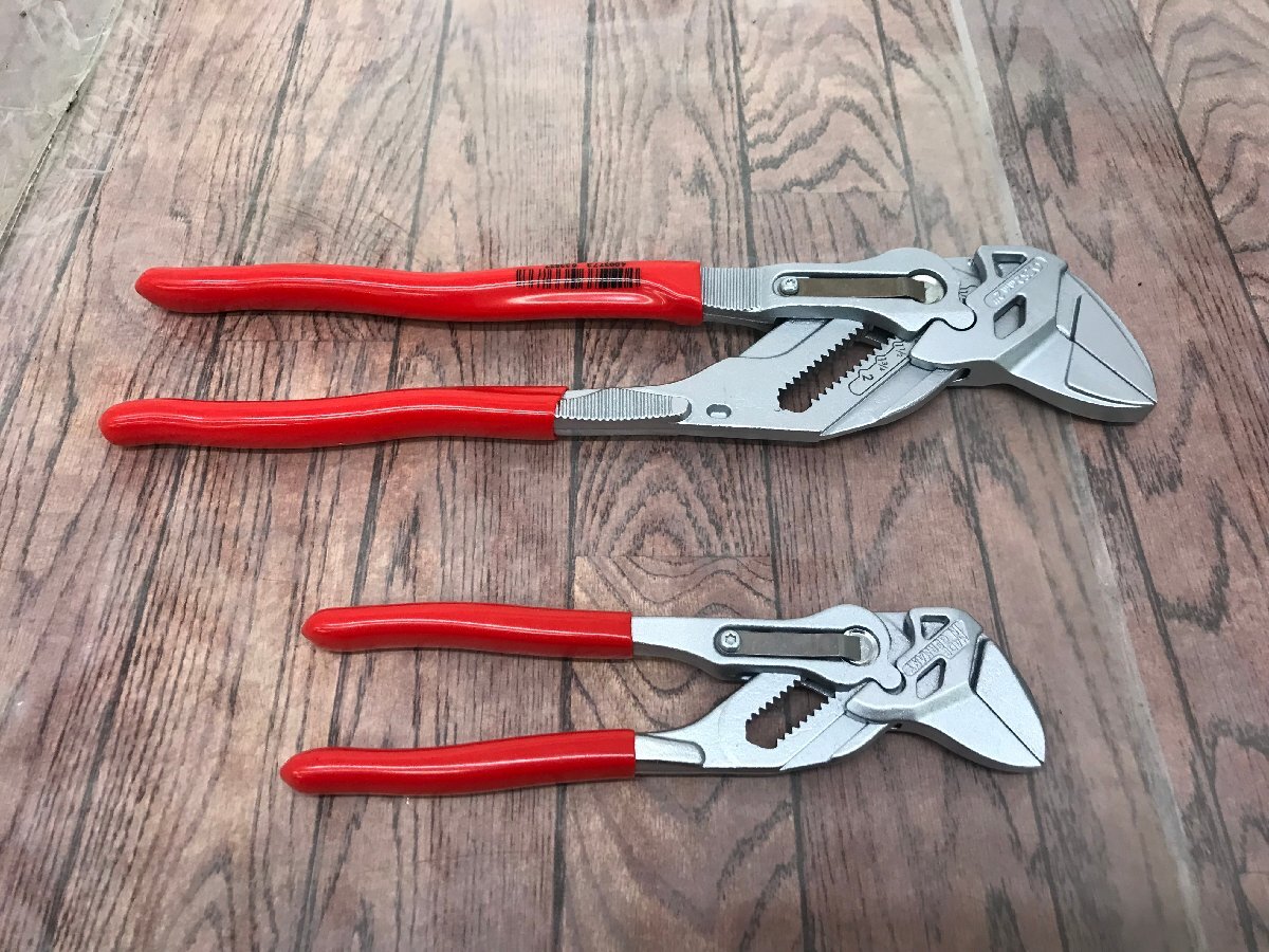 ★レターパック送料込み★クニペックス 中古美品 8603250 8603150 プライヤーレンチ 2個セット KNIPEX【ハンズクラフトうるま店】の画像5