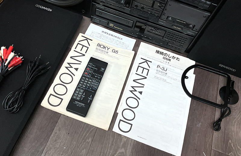 ■KENWOOD ROXY G5 システムコンポ ロキシー リモコン・説明書・元箱付属 ケンウッド■の画像7