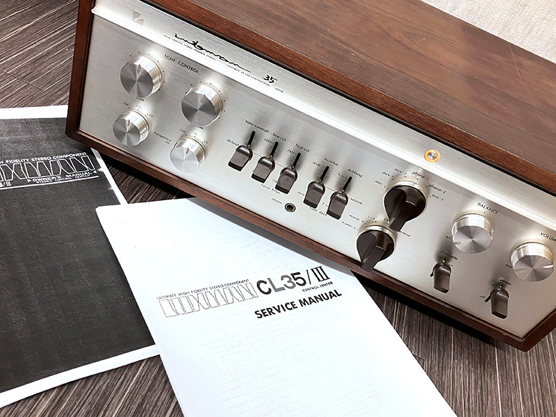 ■LUXMAN CL35 MKIII 真空管 コントロールアンプ ラックスマン CL35/III 管球式■_画像1