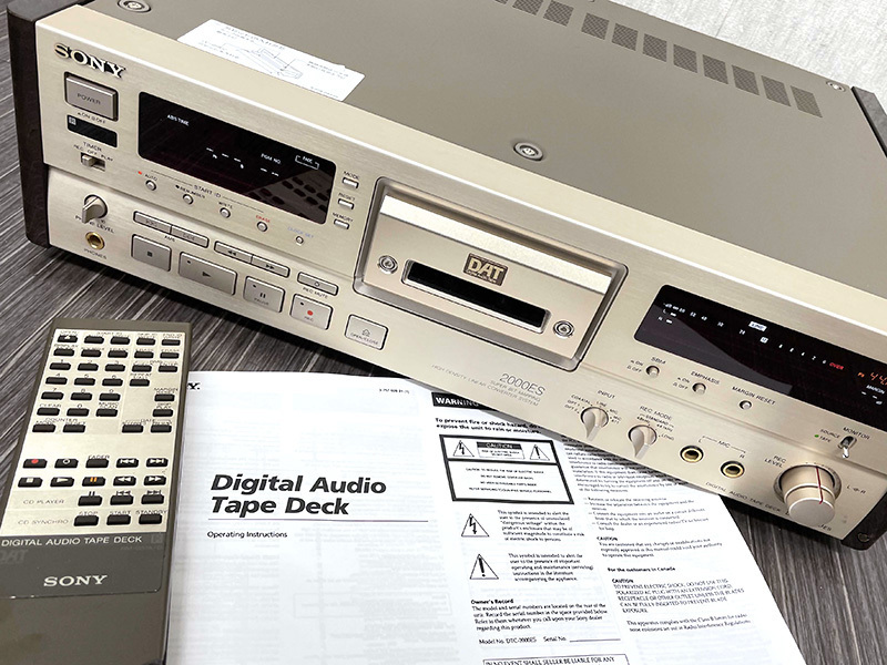 Yahoo!オークション - SONY DTC-2000ES DATデッキ リモコン付き Yahoo!オークション - SONY DTC-2000ES DATデッキ リモコン付き