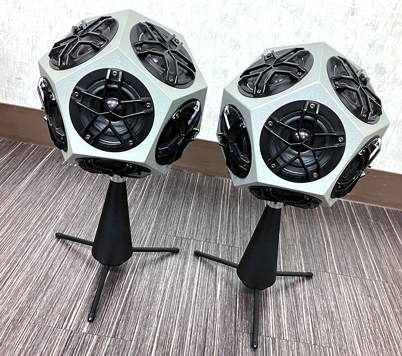 ■未使用品■SOLID ACOUSTICS Polyhedron Speaker SA-355i SA-E355 12面体 スピーカー ソリッドアコースティクス■_画像3