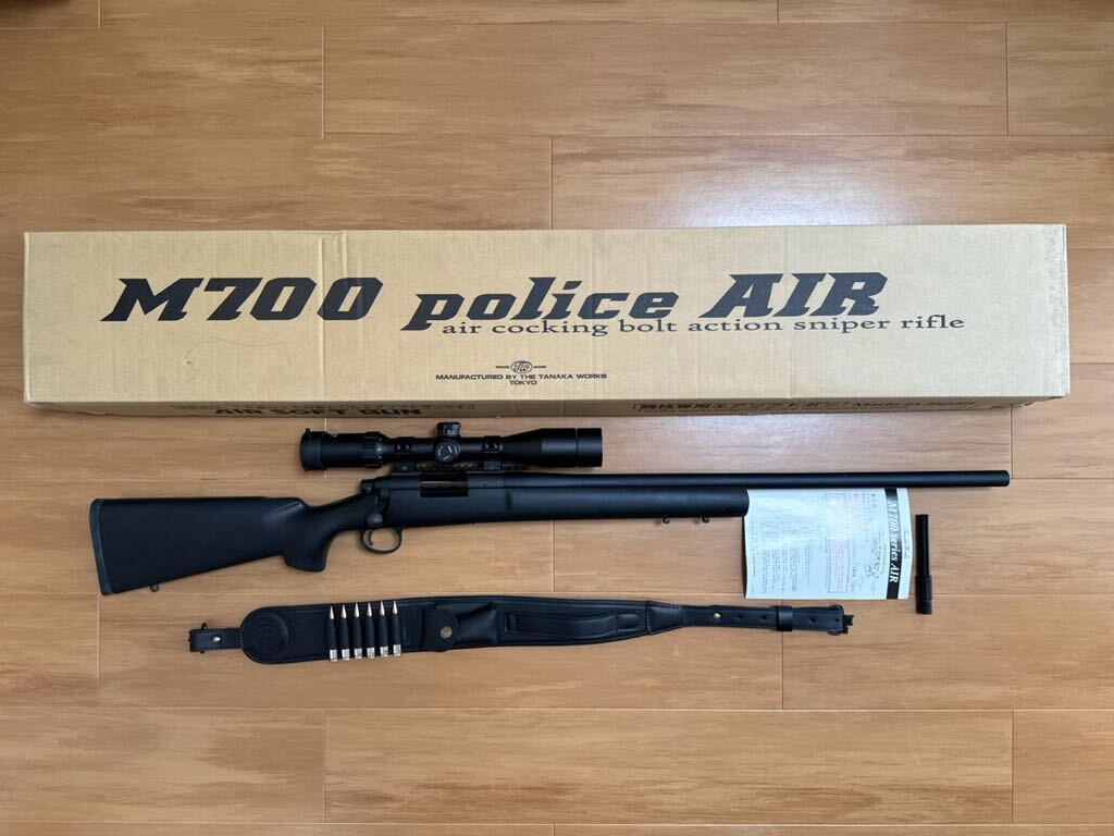 タナカワークス M700 Police AIR エアーコッキング ボルトアクション フロンティアスコープ付き/マルイ VSR/ライフル/SWAT/_画像9