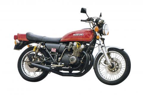 新品 エムテック中京 SUZUKI ショート管  GS750E /G ブラック MRS-MUS75-01Bの画像1