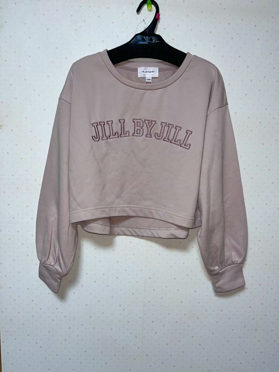JILL by JILL STUART колледж Logo короткий длина tops FR розовый Jill bai Jill Stuart с биркой 
