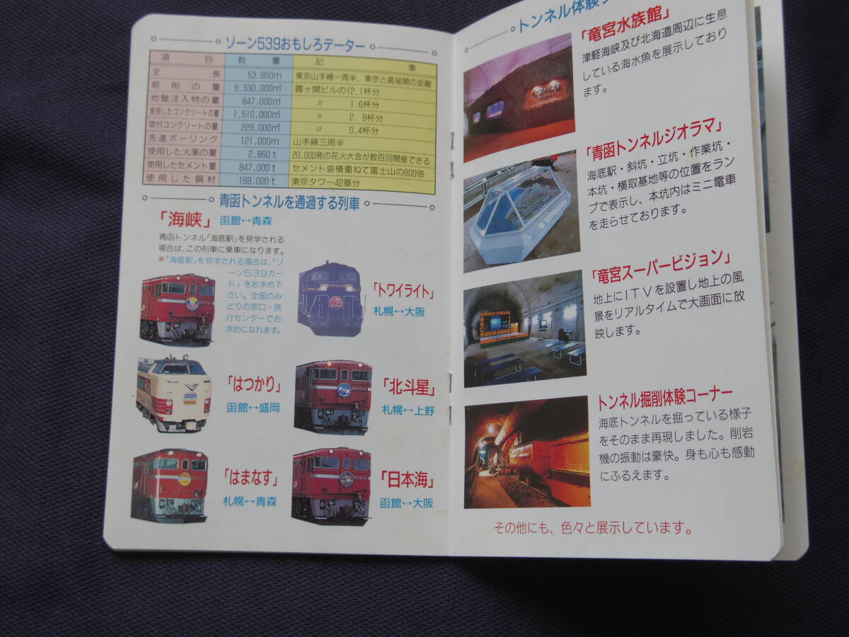 オレンジカード１０００円です 青函トンネル体験証明書パスポート状ですの画像3