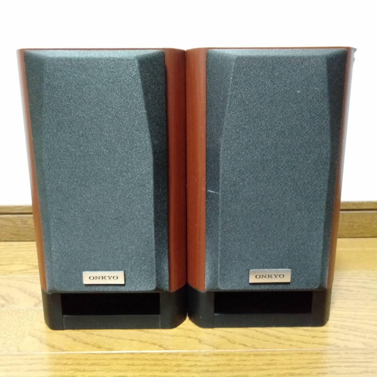 ONKYO speaker D-55EX stereo left right 2 pcs set 80w