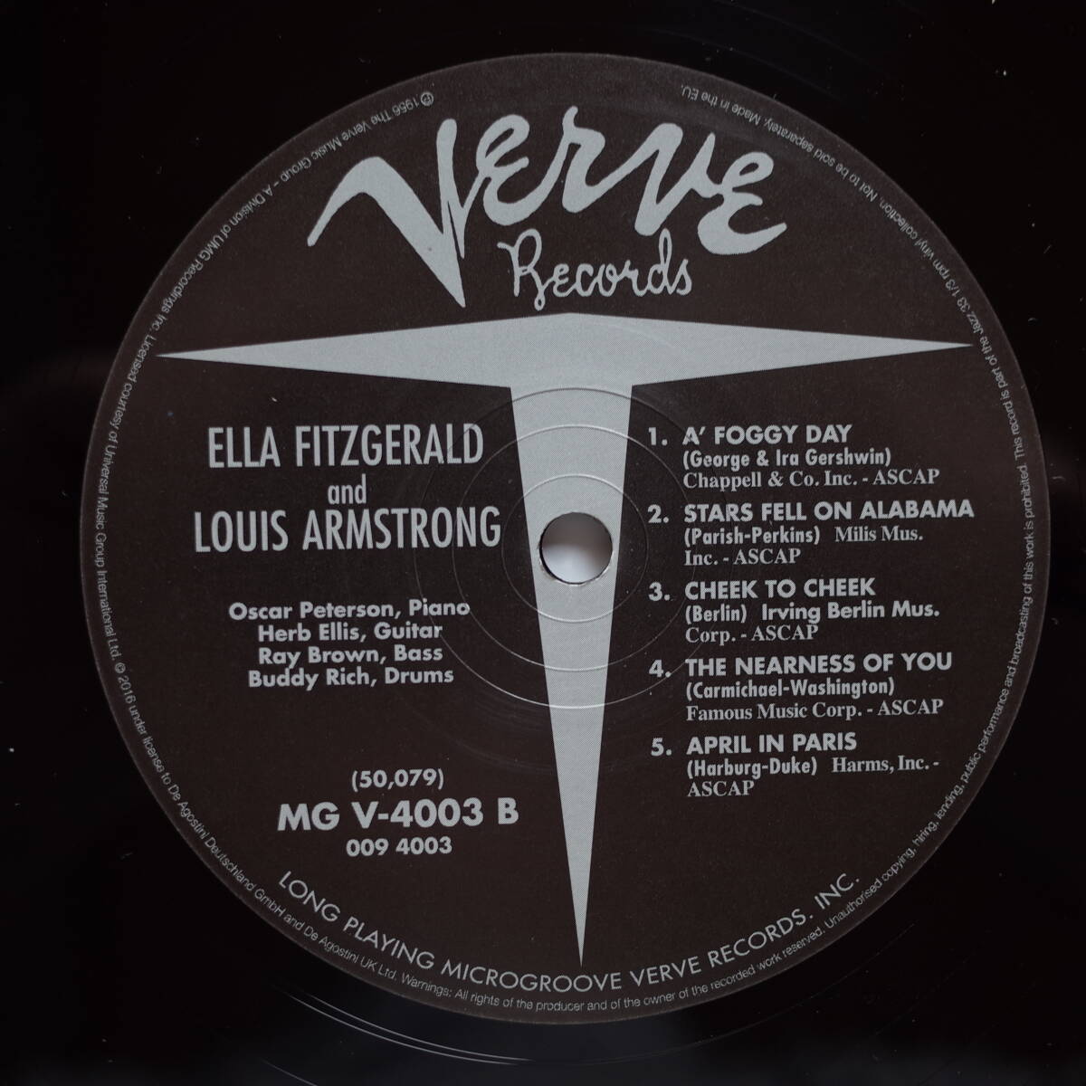 ◆ジャズ・ボーカル名盤！◆Ella Fitzgerald & Louis Armstrong◆《Ella & Louis》◆Jazz LP Record Collection◆解説書付◆新品同様極美品_画像7