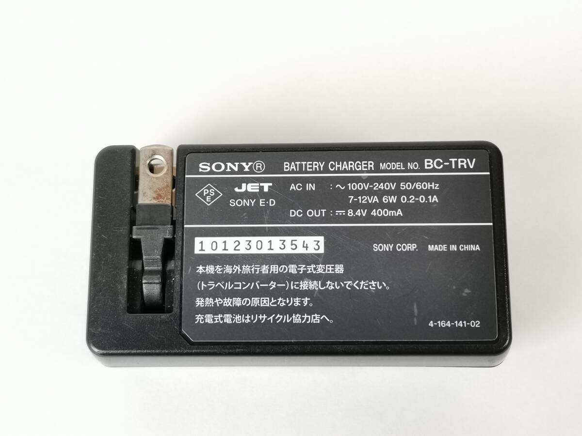純正 充電器 SONY BC-TRV 、 純正 バッテリー NP-FV70の画像3
