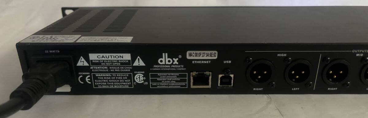 300円 中古Junk品 ○ dbx DriveRack PA2 PAプロセッサー DBXPA2-V-JA ○の画像6