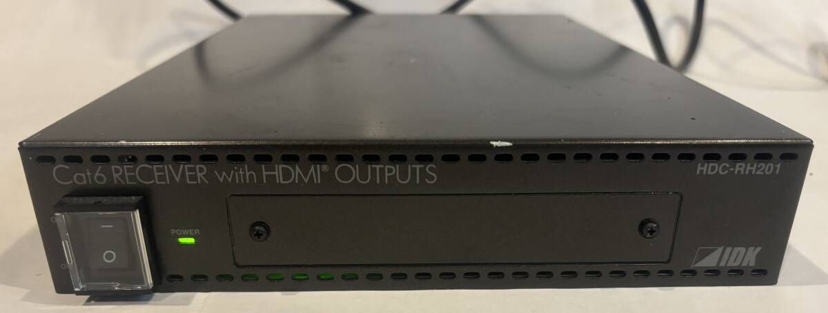 300円 中古Junk品 ○ IDK HDC-RH201 Cat6 RECEIVER with HDMI OUTPUTS ○の画像1