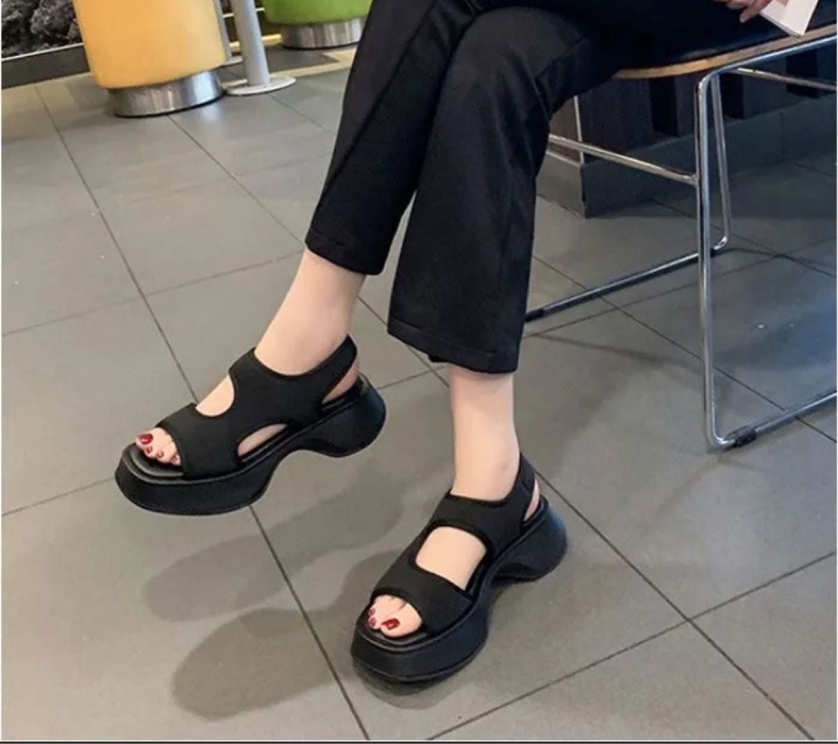 新品　厚底　サンダル　夏　レディース　女性　韓国　インポート　スリッパ 長靴 レインブーツ 流行り　大人気