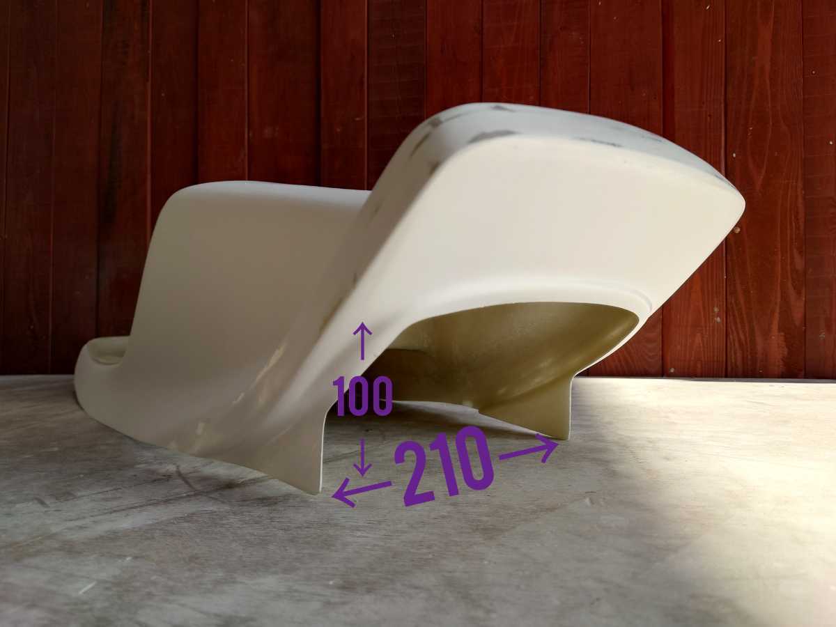 [ stone . atelier all-purpose single seat type1] box attaching seat base set FRP seat cowl tail cowl GSX400F FX CB
