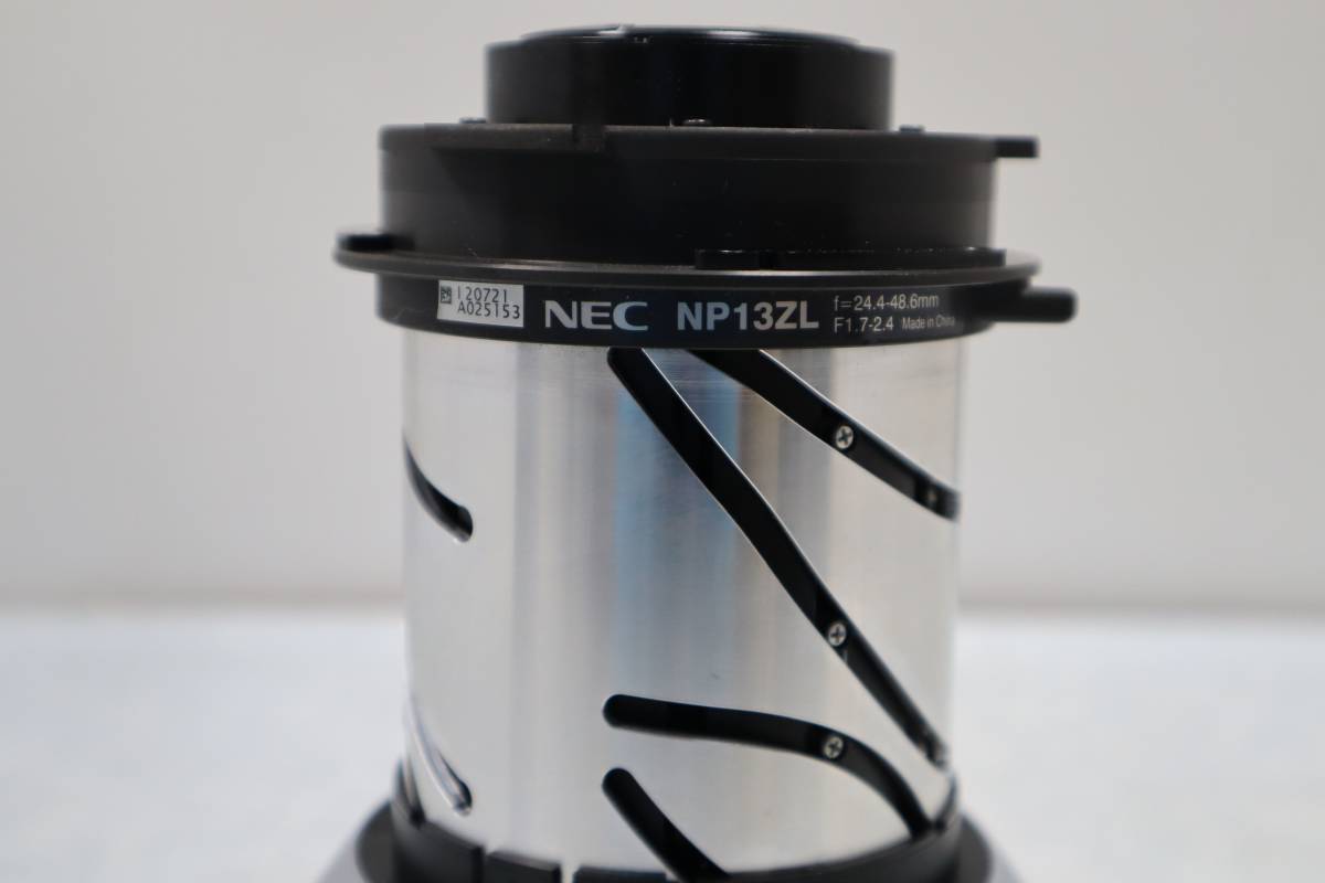 E3481 Y NEC / プロジェクター ズームレンズ NP13ZL / f=24.4-48.6mm F1.7-2.4_画像5