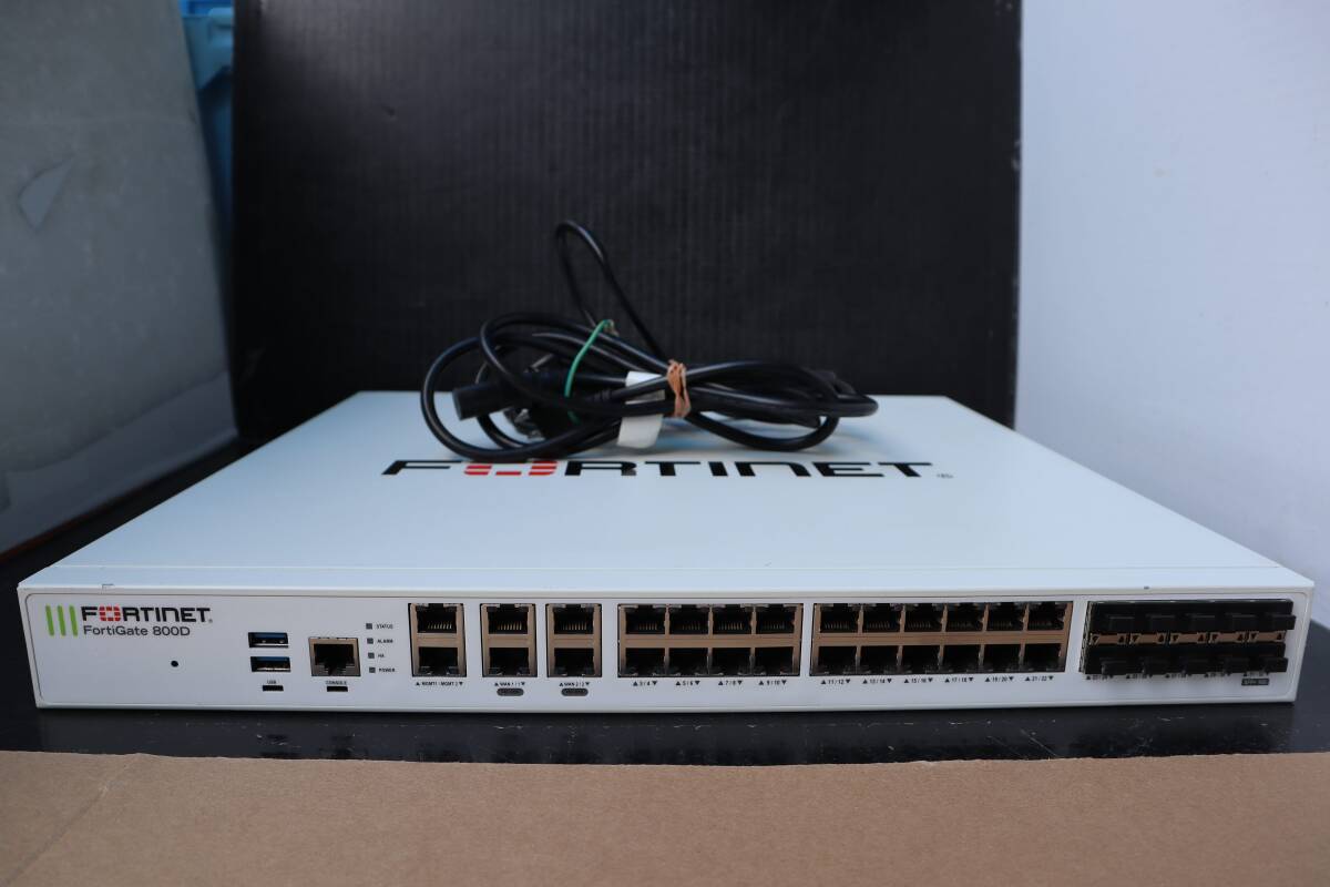 E8177 Y Fortinet FortiGate 800D ファイアウォール FG-800D フォーティネット フォーティゲート_画像1