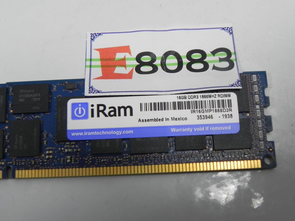 E8083 Y 合計32GB(16GB×2枚) iRam テクノロジー IR16GMP1866D3R MacPro メモリ_画像4
