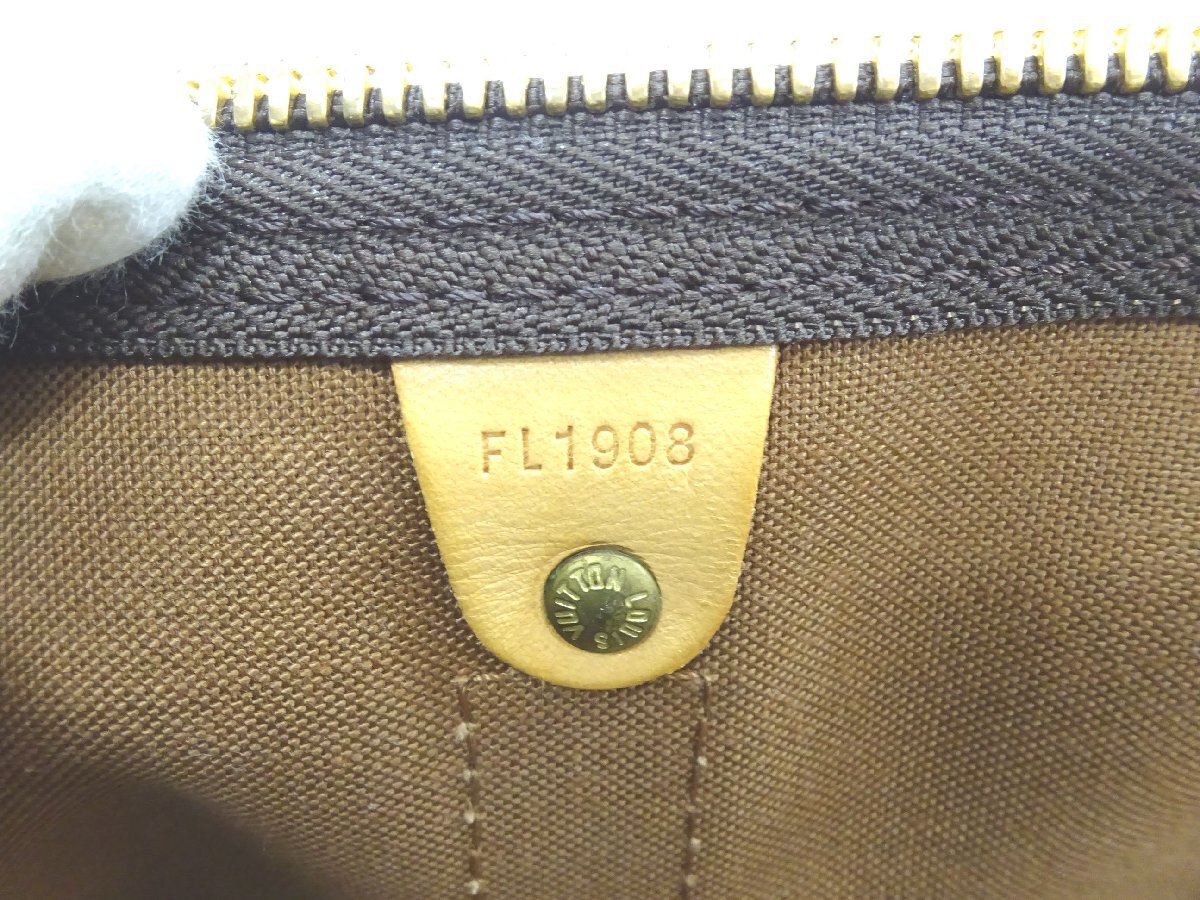 【良品】ルイヴィトン LOUIS VUITTON キーポル55 M41424 ボストンバッグ 旅行鞄 FL1908の画像8