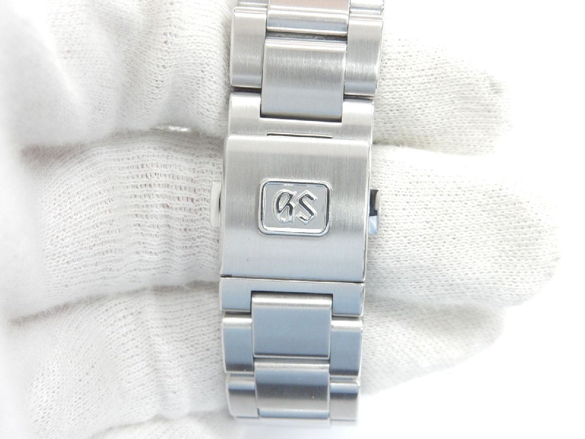 24年2月公式メンテ済【美品】グランドセイコー Grand Seiko スポーツコレクション クォーツ SBGX343 23年4月購入 ブラック メンズ 腕時計の画像7
