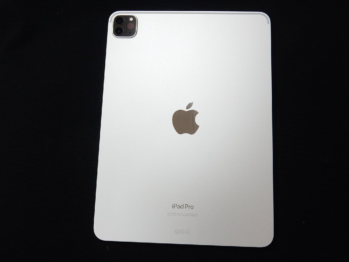 アップルストア購入【超美品】iPad Pro 4 11インチ Wi-Fiモデル 128GB シルバー MNXE3J/A 付属品未使用 2023/11月購入_画像4
