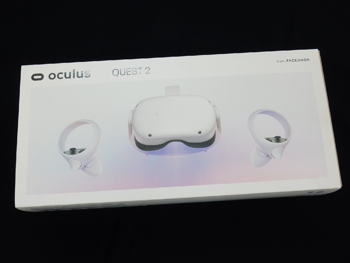 Oculus（Meta）Quest2 128GB VRヘッドセット オキュラス メタクエスト2 フェイスブック 汚れ有_画像1