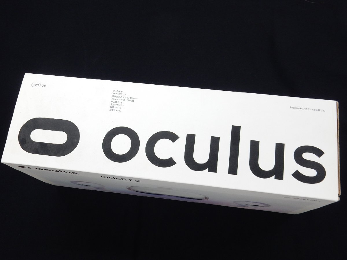 Oculus（Meta）Quest2 128GB VRヘッドセット オキュラス メタクエスト2 フェイスブック 汚れ有_画像2