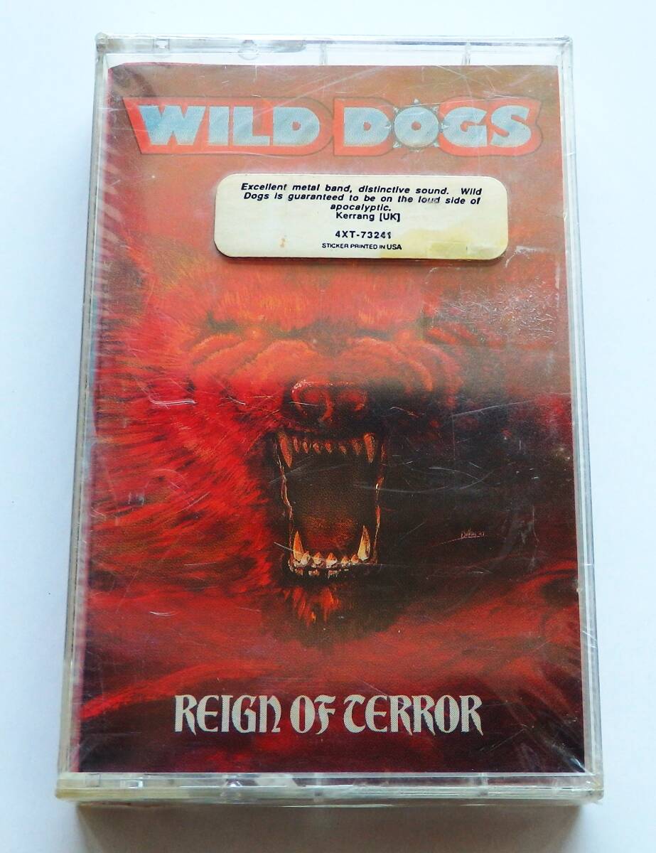 【1987年3rd 希少未開封品 ハイプステッカー付き】 WILD DOGS / Reign Of Terror