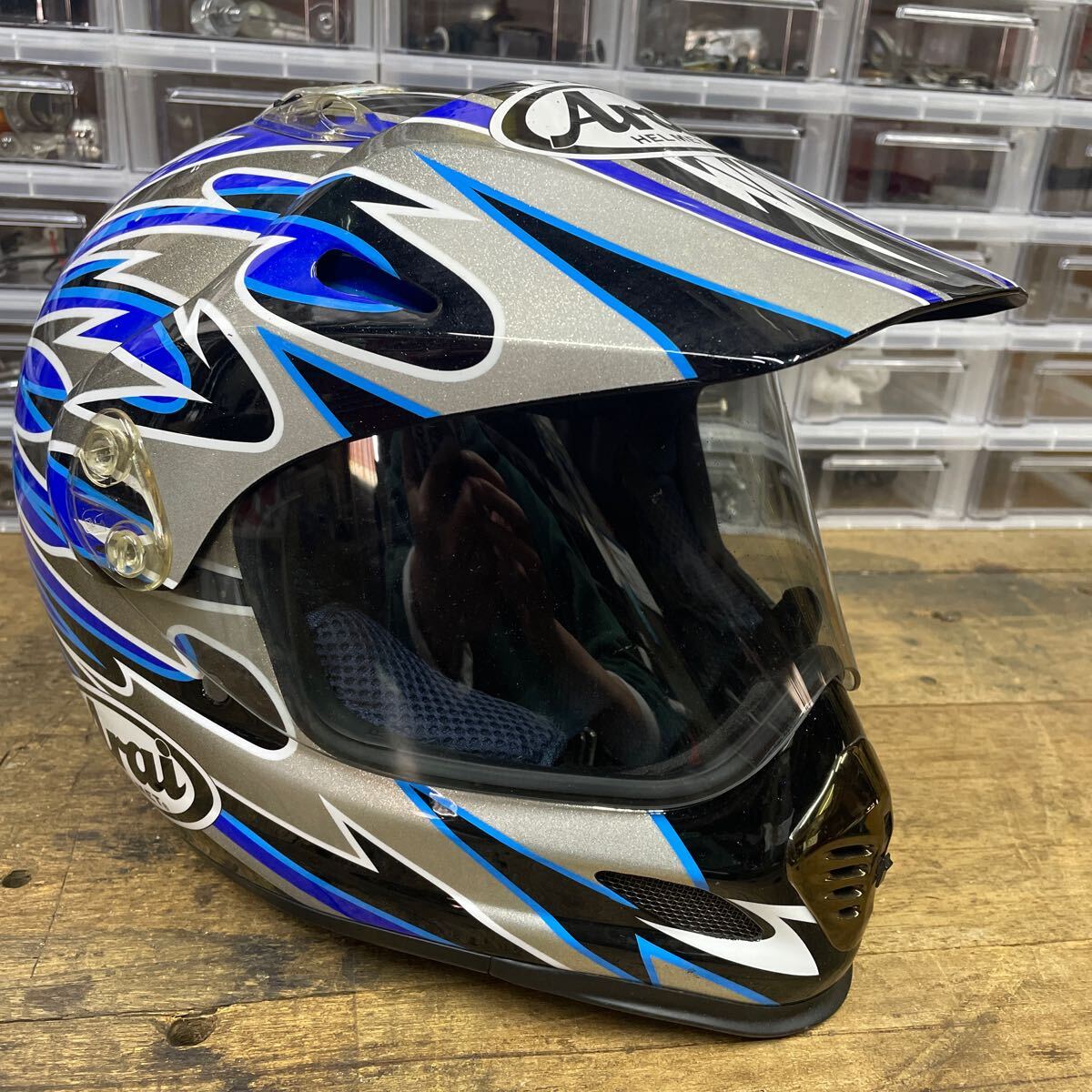 Arai フルフェイスヘルメット モタードTX オフロードの画像3