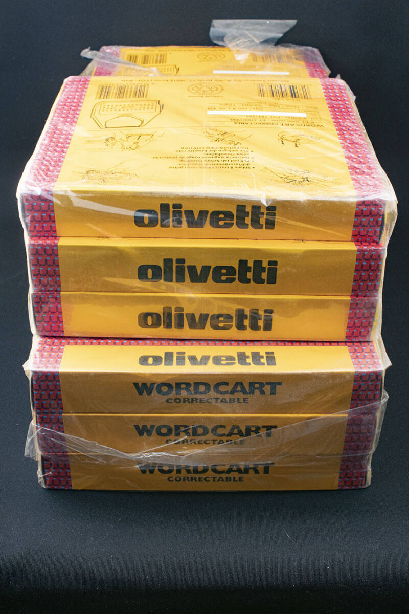 【デッドストック】olivetti オリベッティ インクリボン ET 2000シリーズ等 11個セット！_画像1