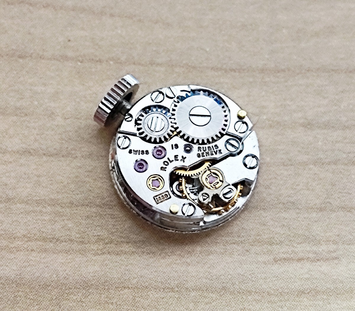 ★ROLEX ロレックス ムーブメント 文字盤 手巻き Cal. 1400 PRECISION プレシジョン★_画像4