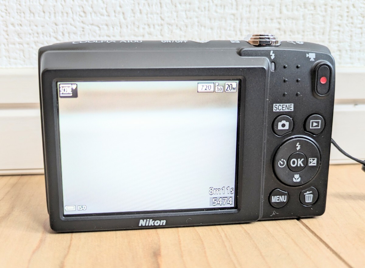 ☆動作確認済み Nikon ニコン COOLPIX A100 シルバー コンパクトデジタルカメラ デジカメ☆の画像6