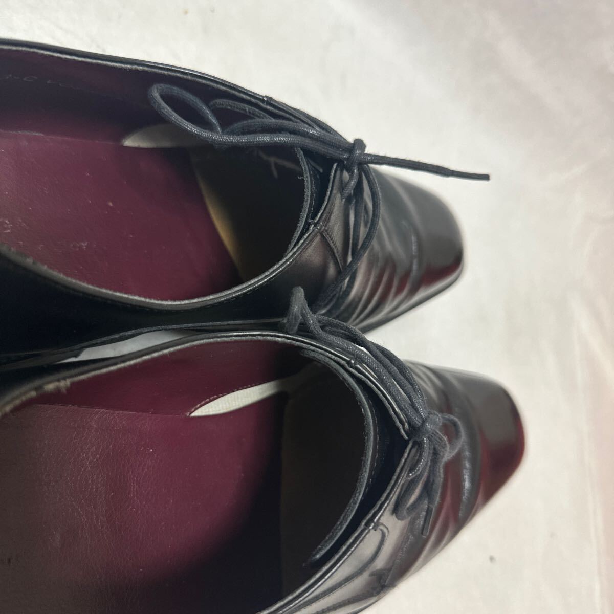【リーガル】本物 REGAL 靴 27cm 黒 ストレートチップ ビジネスシューズ 内羽根式 本革 レザー 男性用 メンズ 日本製 （ゆうパック着払い）の画像9