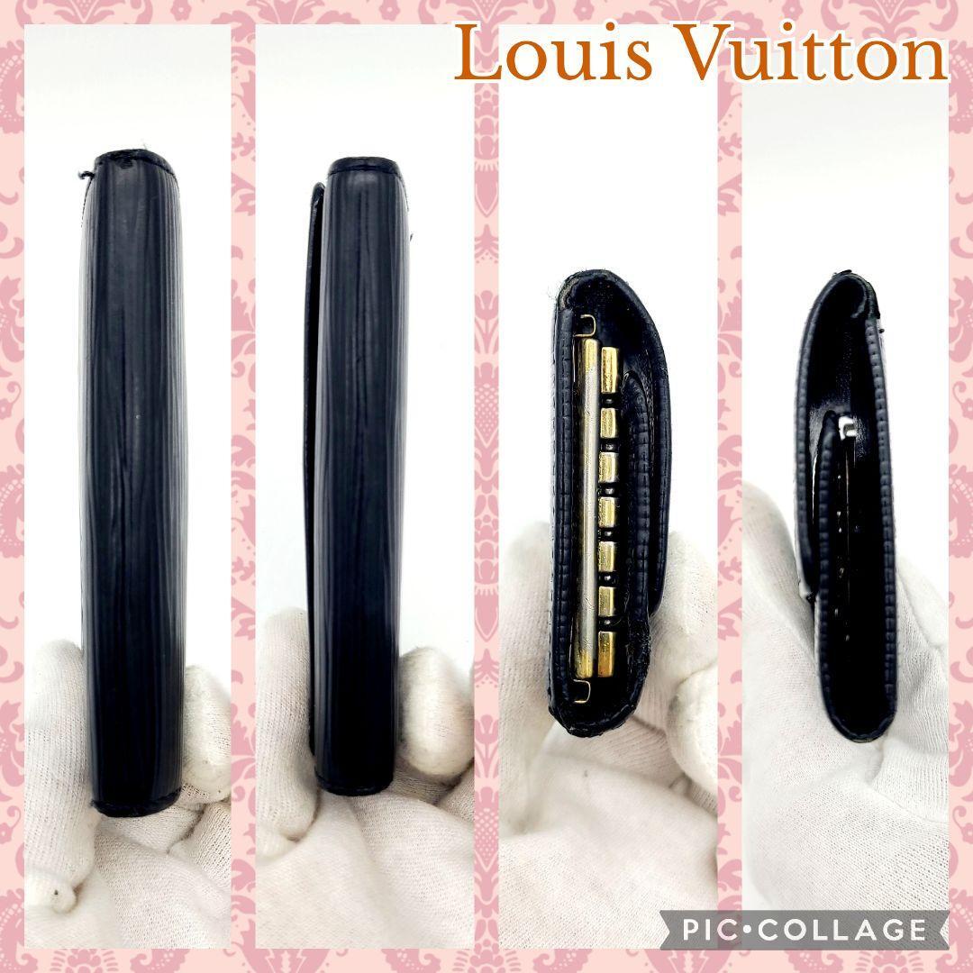 Louis Vuitton ルイヴィトン エピ キーケースミュルティクレ6　6連 M63812 ノワール M63812 ユニセックス_画像6