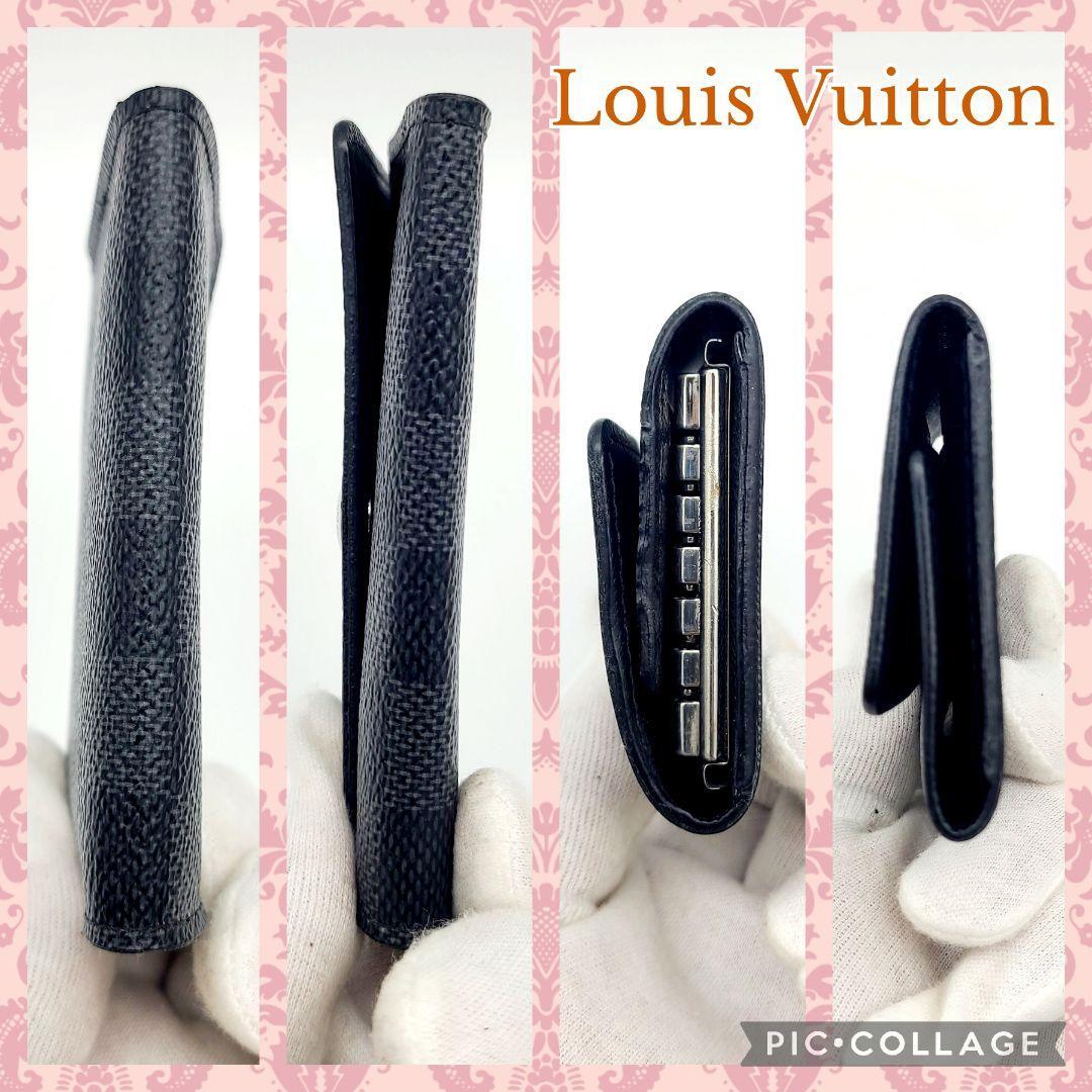美品 Louis Vuitton ルイヴィトン キーケース　ダミエグラフィット ミュルティクレ6 　鍵 N62662_画像7