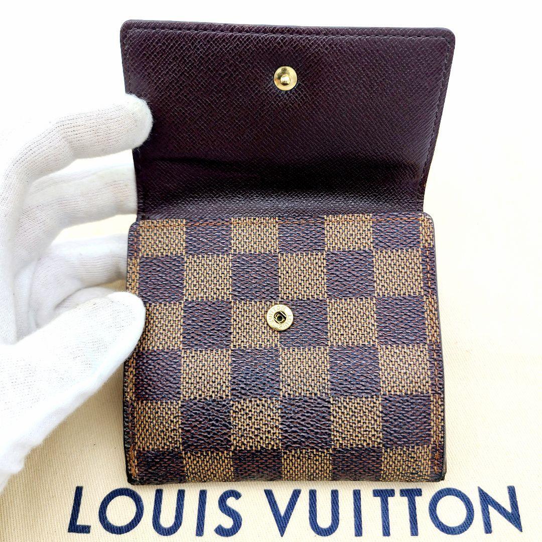 Louis Vuitton ルイヴィトン ダミエ 折り財布 ポルトフォイユ エリーズ Wホック N61652