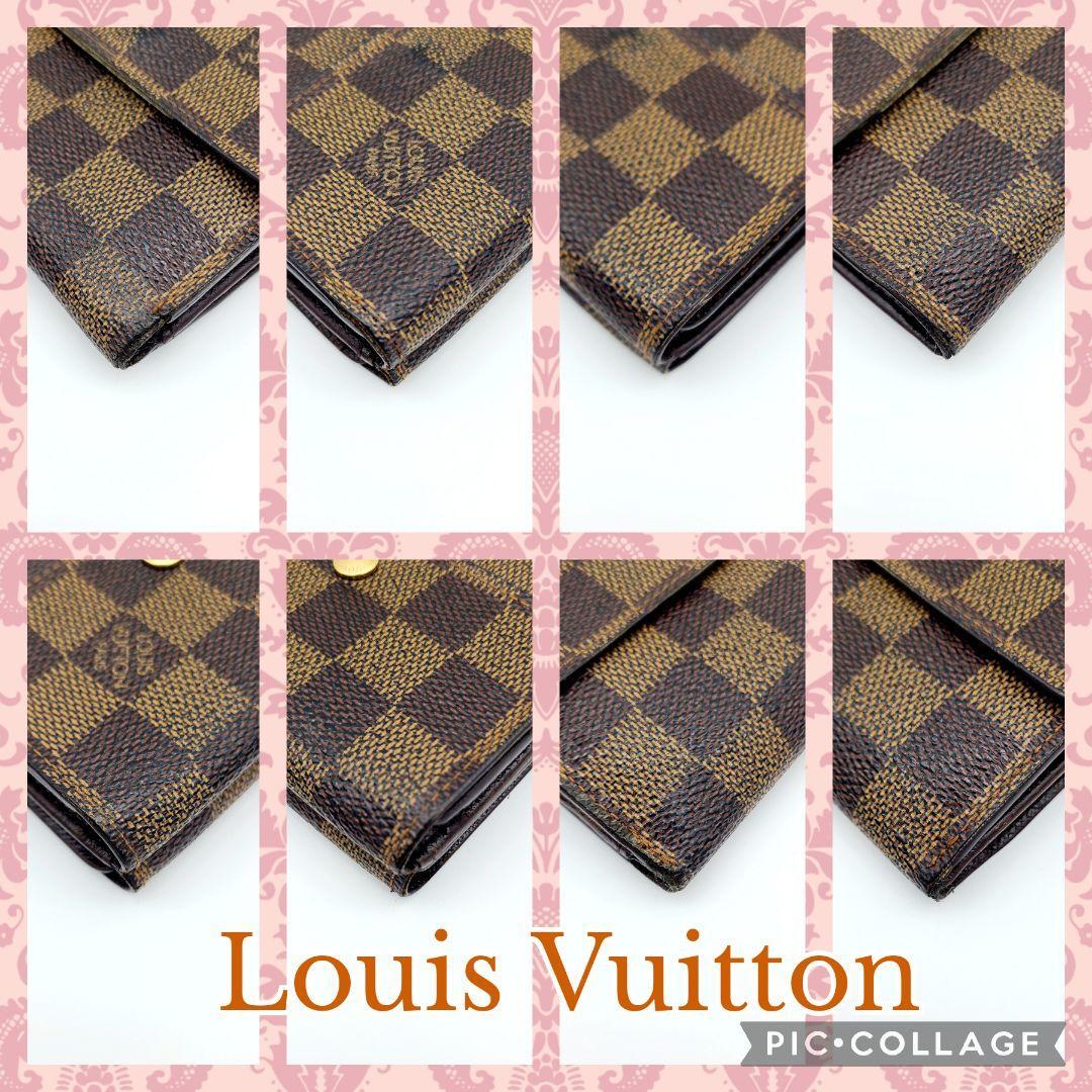 Louis Vuitton ルイヴィトン ダミエ 折り財布 ポルトフォイユ エリーズ Wホック N61652