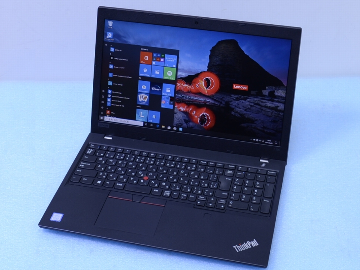 146時間 ThinkPad L590 Core i7 メモリ16GB SSD256GB(512変更可) FHD Win10/Win11 カメラ Lenovo ノートパソコン 管理B09_画像1