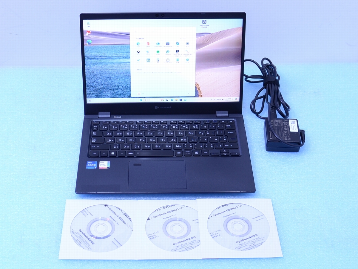dynabook G83/HU メモリ16GB 11世代 Core i5 SSD256GB Windows11 DVD付 USB4 WiFi6 カメラ ノートパソコン PC 管理E10の画像1