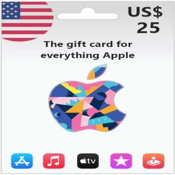 ※クレカ決済不可※ USA 北米版 iTunes ギフトカード 25ドル 即納 コード通知の画像1
