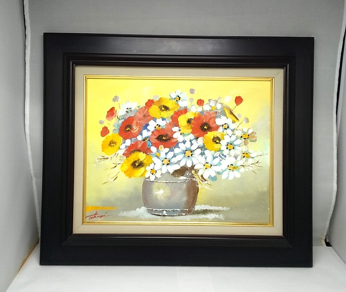 Yahoo!オークション - 【真作】 絵画 高木利彦 「花」 油彩 F6号 Yahoo!オークション - 【真作】 絵画 高木利彦 「花」 油彩 F6号