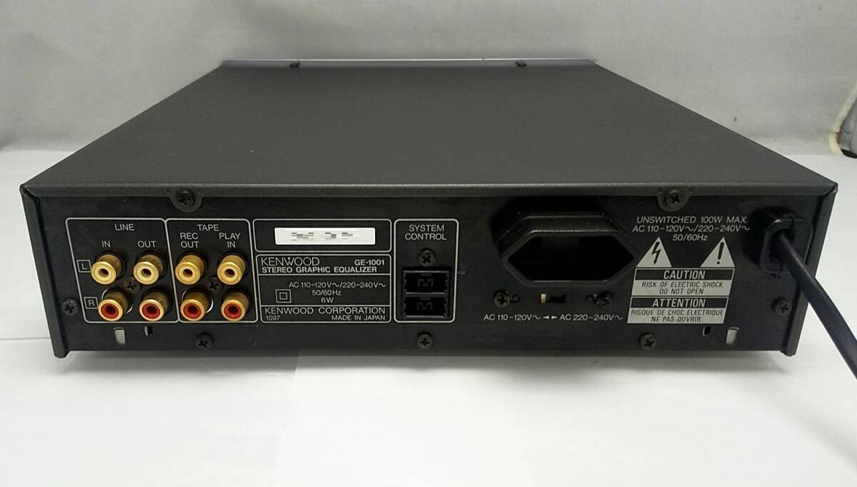 オーディオ　イコライザー　GE-1001　/　ケンウッド_画像4