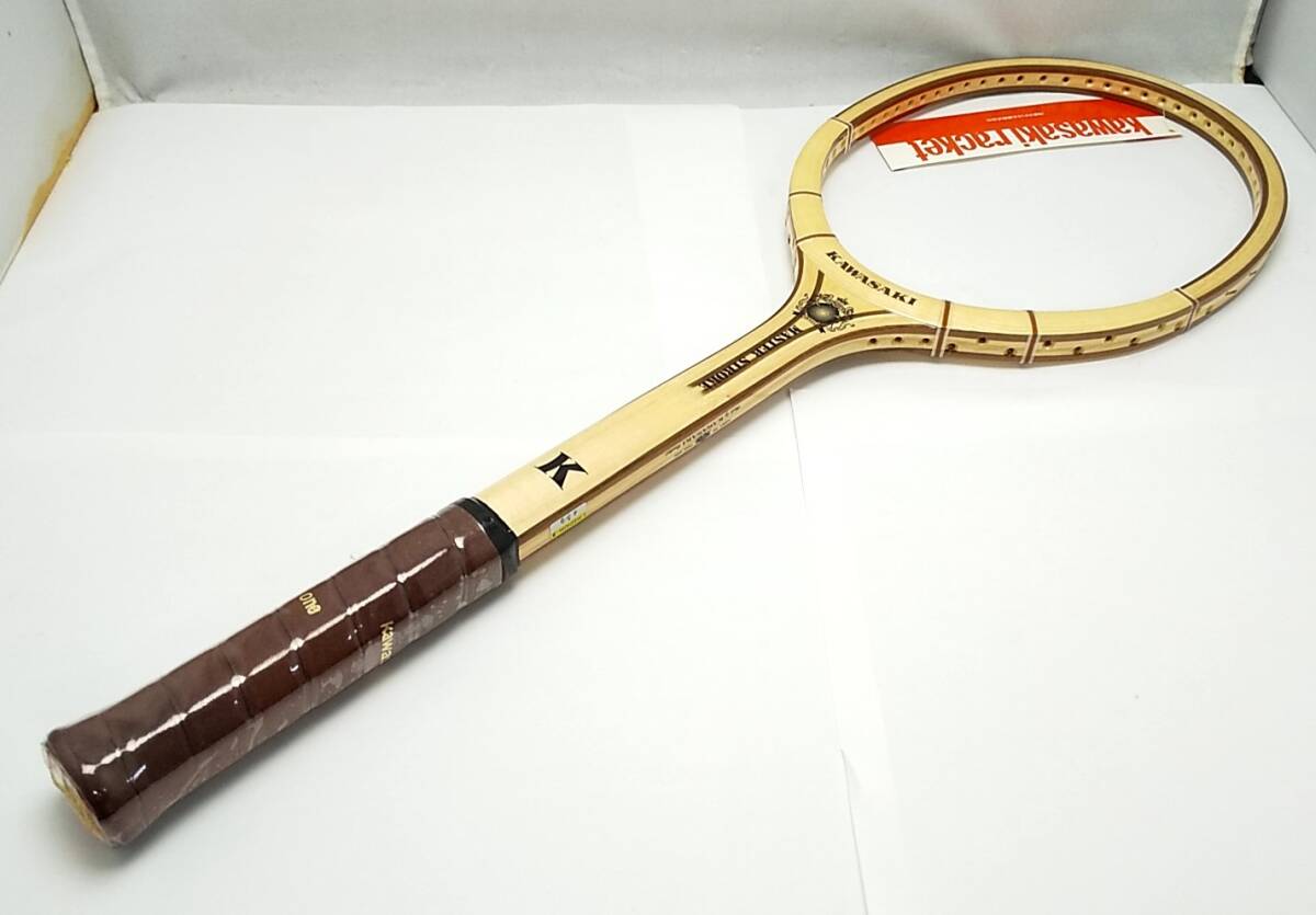 【新古品】 テニスラケット　KAWASAKI　MASTER STROKE　H-No.145　L-MEDIUM-5　4 5/8　/　カワサキ　マスターストローク_画像2