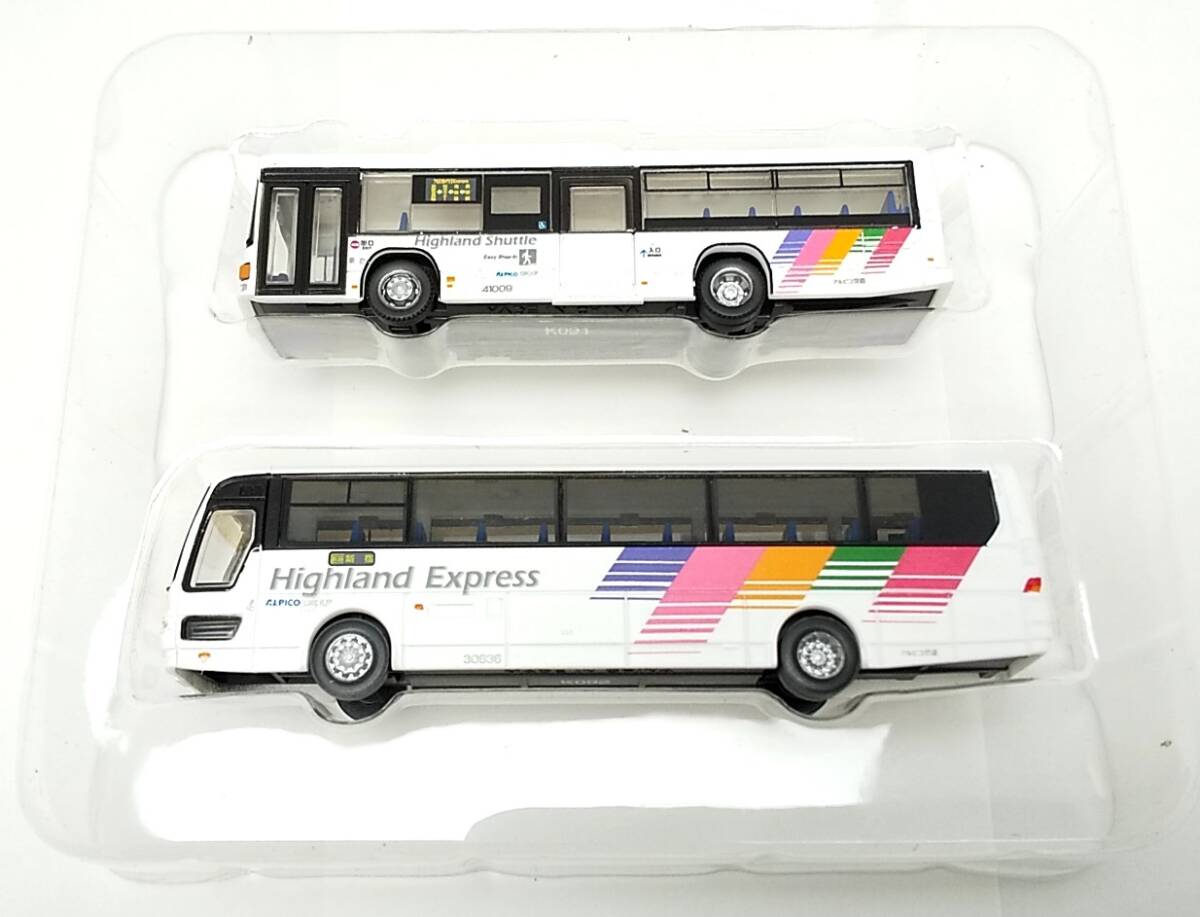 ミニカー　TOMYTEC　アルピコ交通　オリジナルバスセット　/　トミーテック　バス　バス模型_画像3